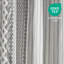Rideau de douche en chenille touffetée 100% coton Imani 72 po x 72 po-1801623714-1876234453