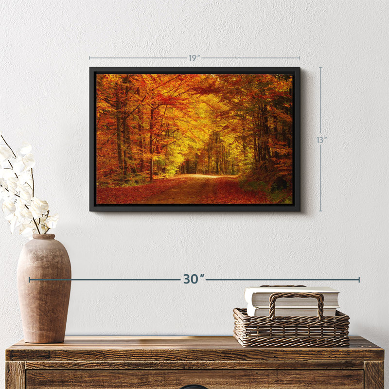 «Forest Autumn Trees Wall Art», H 19 po x l 13 po