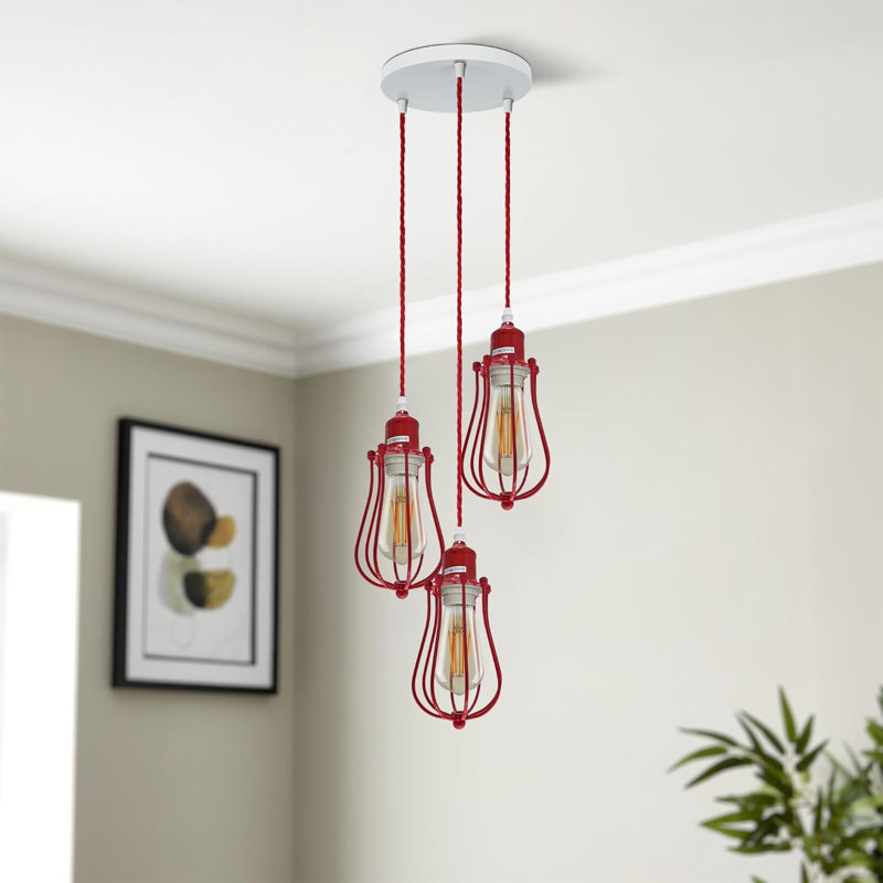 3 - Light Pendant, Red