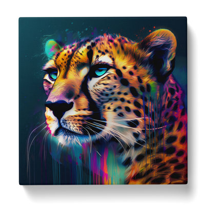 Cheetah Glitch Art No.2 - Print