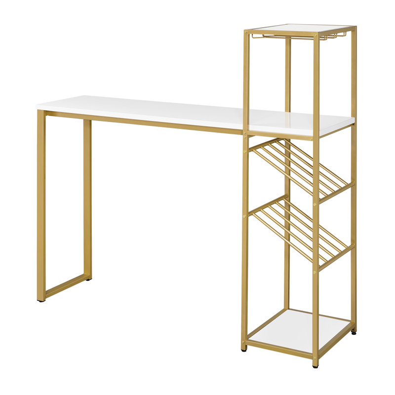 Hanneke 59 " L Steel Bar Cabinet