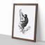 Orangutan in Black and White by George Shaw - Framed Print-55616645-55616647