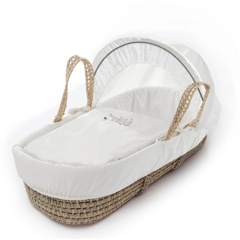 Moses Basket with Bedding with Mattress