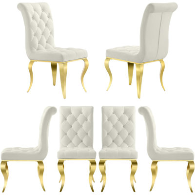 Lanieya 20.08'' H Tufted Velvet Upholstered Parsons Chair