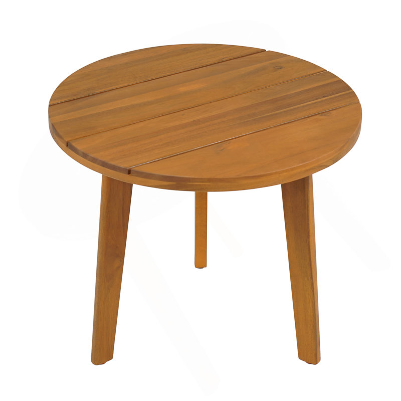 Table d'appoint ronde en acacia