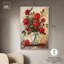 Art floral romantique sur toile de verre Ruby Roses-115024074-115024075
