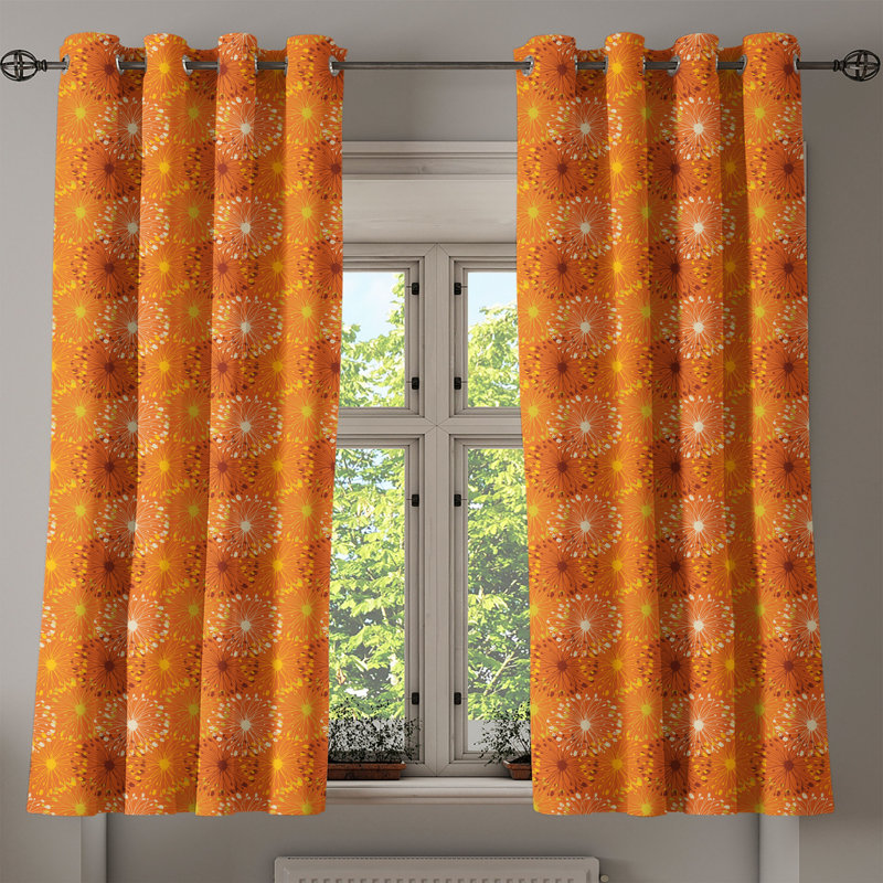 Sateen Blackout Curtain Pair, 50" W x 54" L