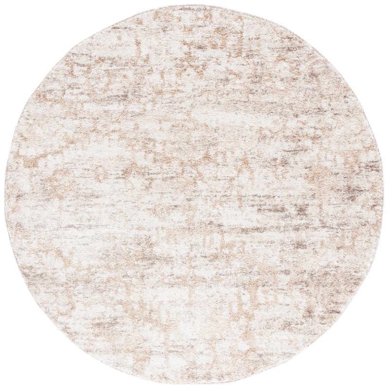 Esenler Performance Abstract Rug, Round 6'7"