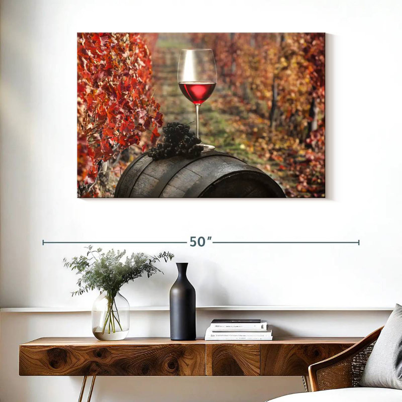 Yarlin Napa County Red Wine, 26" H x 39" W