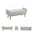 Brea Polyester Upholstered Storage Bench