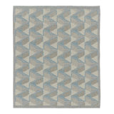 Flatweave Wool Geometric Area Rug