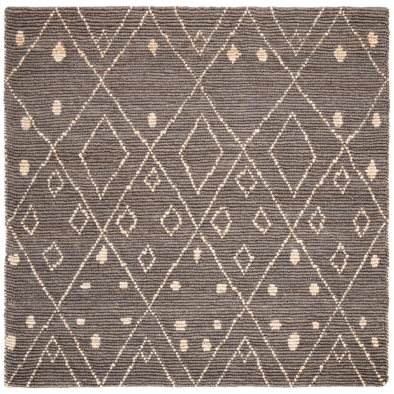 Tucker Hand Woven Geometric Indoor/Outdoor Rug, Square 6'