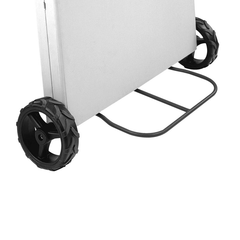 The Rolling Table Sport Edition - Table pliante portative de 6 pi, Vert / Jaune