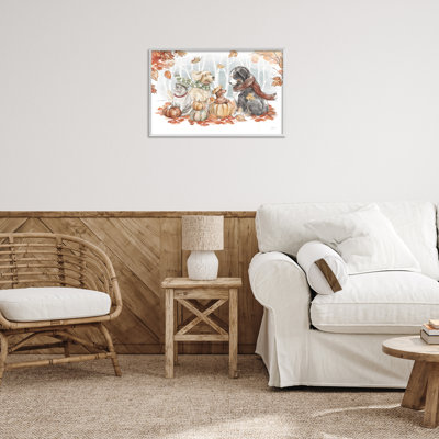 «Autumn Fun Dogs», estampe numérique par Mary Urban