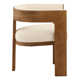 Imbali Ash Wood Upholstered Dining Chair