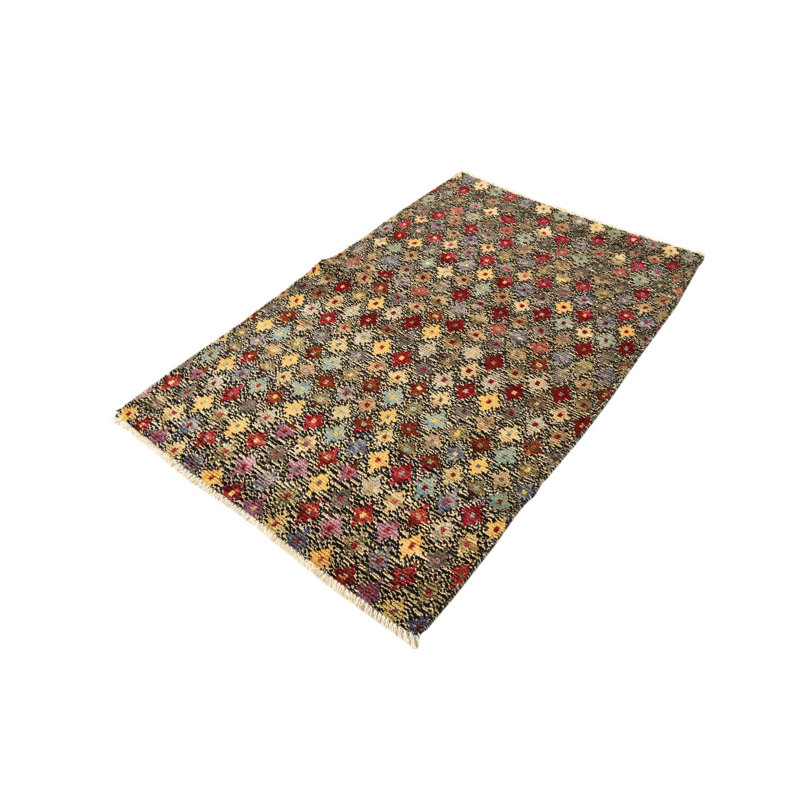 Tapis noir Oliveri