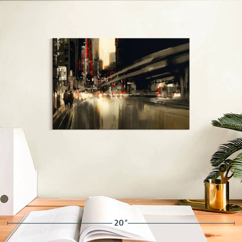 «Sirci City Abstract», H 8 po x l 12 po