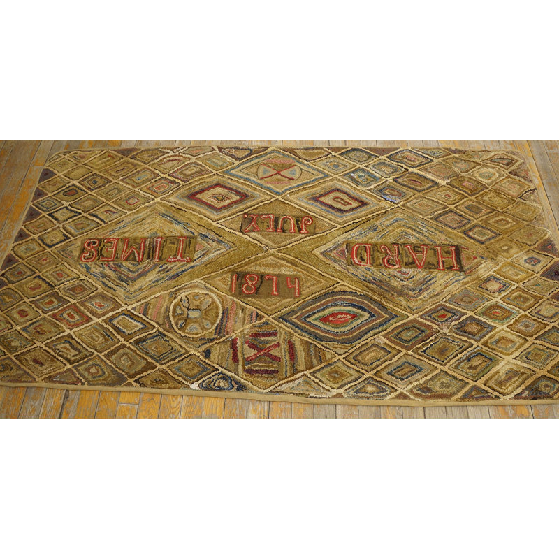 Tapis crocheté Antique Antique