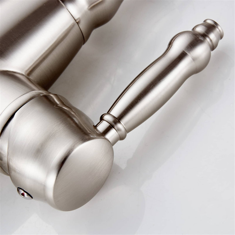 AWZTOO Kitchen Faucet, Brushed Nickel