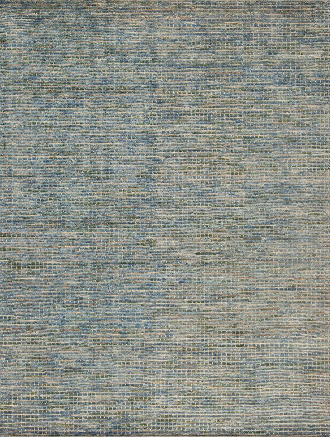 Samad Rugs Mystique Hand-Knotted Wool Area Rug in Ocean Blue | Perigold