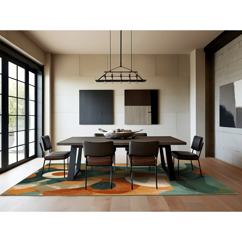 Pebble Paths Rug, Square 7'