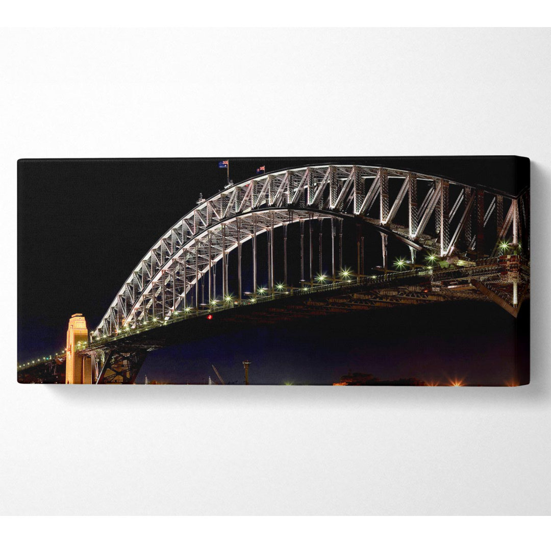 Sydney Harbour Night Light - Kunstdrucke auf Leinwand