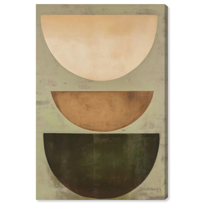 Sun-Kissed Minimalism III Canvas Abstract Print by Oliver Gal, Black Frame, 10 x 15