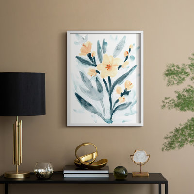 "Bouquet indigo et rosé II"