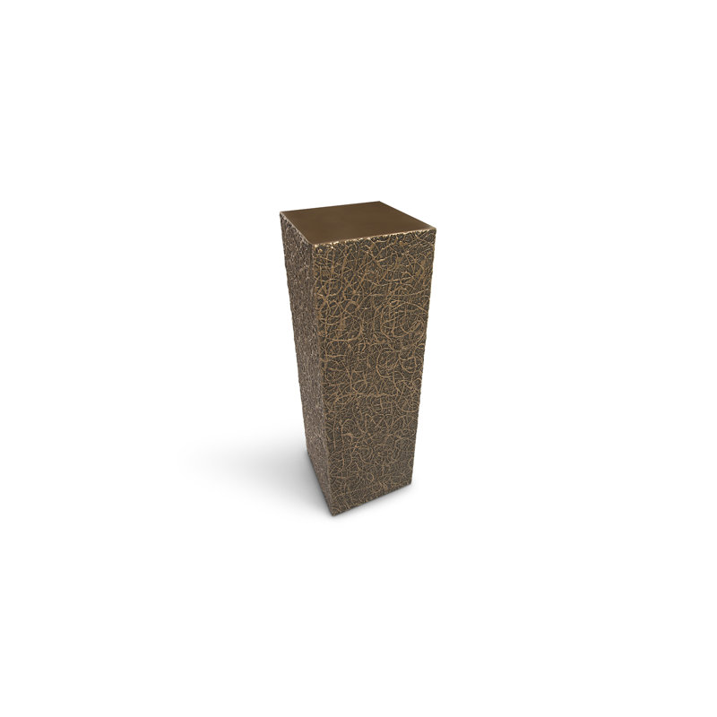 String Theory Pedestal, 43" H x 14" W x 14" D, Bronze