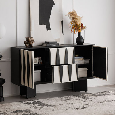 Buffet de style rétro moderne
