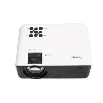 Impecca USA Home Theater Projector 7000 Lumens Portable Projector with Remote Included