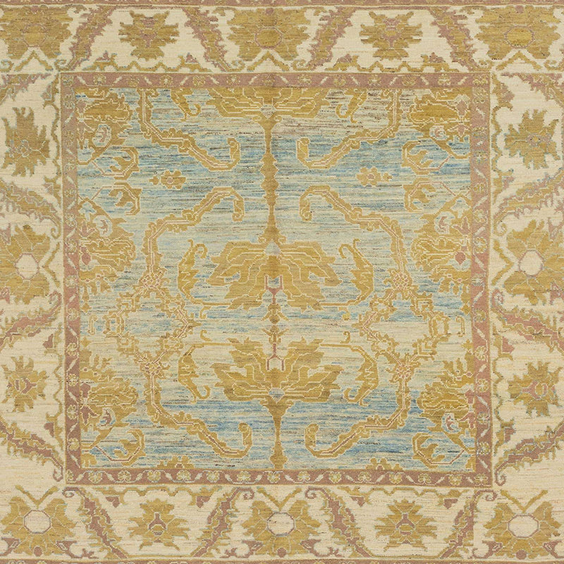 Abstract Indoor Rug, Square 7'
