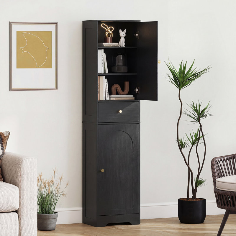 Armoire de rangement haute avec portes