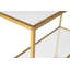 80cm Glass Top Console Table-97927194