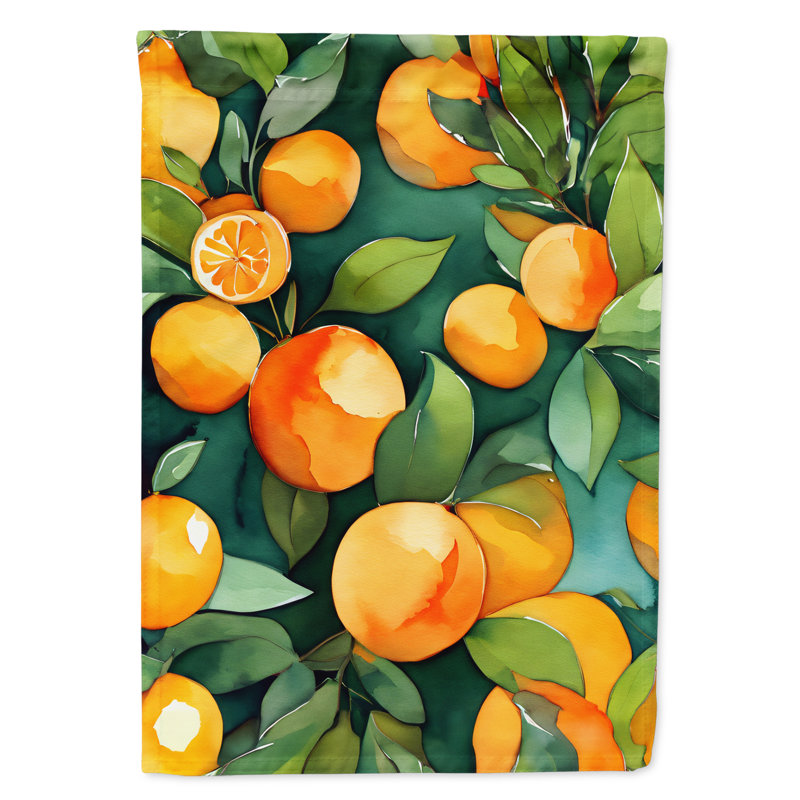 Drapeau de jardin double en polyester H 15,5 po x l 11,25 po