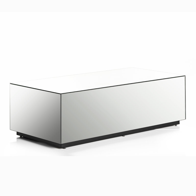 Mcmartin Glass Coffee Table, Mirror