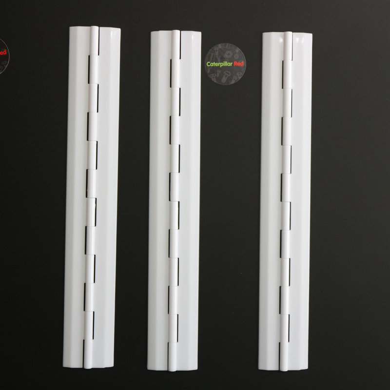 Acrylic Hinge 300mm White, Continous Acrylic Piano Hinges