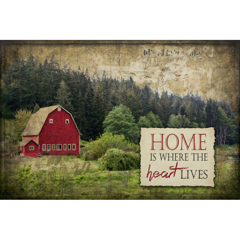 Widby's Sentiments I by Rachel Perry - Wrapped Canvas Print, 30cm H x 46cm W