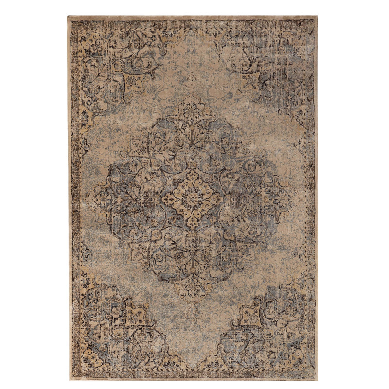 Nakaylah Damask Rug, Rectangle 2' x 3'