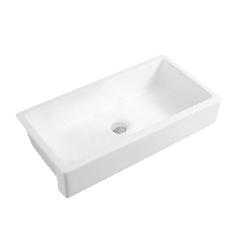 Évier de cuisine à tablier frontal L 37 po x l 19 po