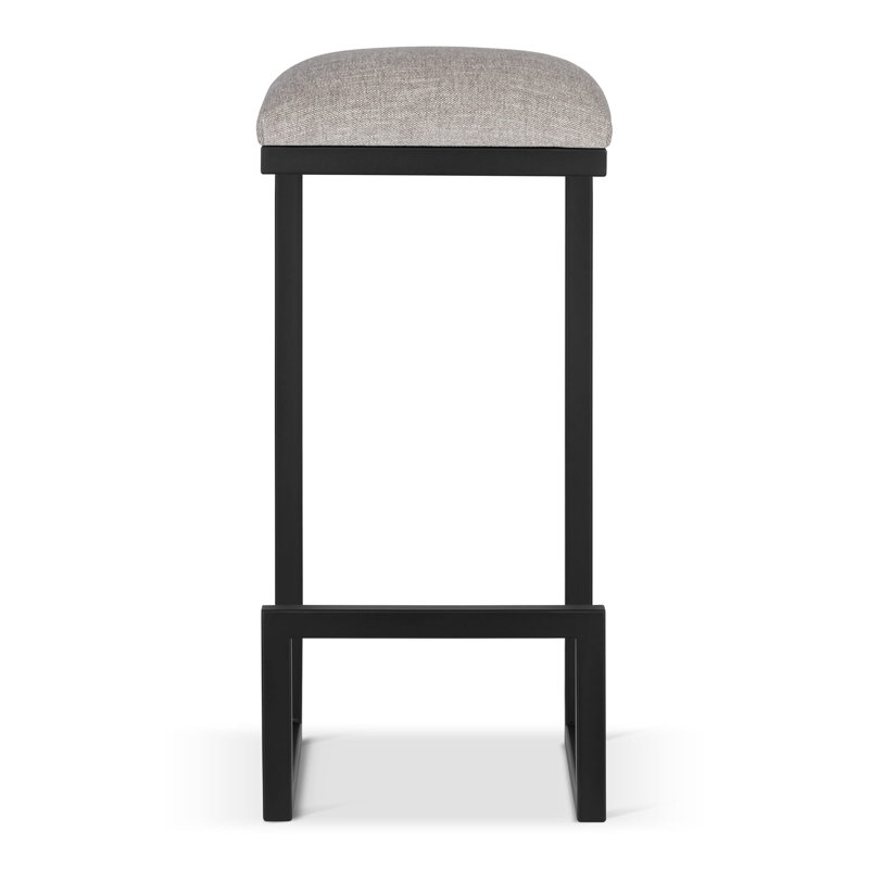 Maela Upholstered Counter Stool with Metal Frame