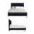 Holtzclaw Polyester Fabric Panel Bed, Ebony-128583141