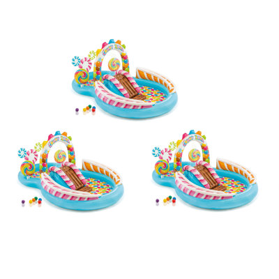 Piscine gonflable pour enfant avec glissade d'eau 9 pi x 6 pi x 51 po Intex