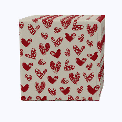 Gabreella Cotton Twill Geometric Square Napkin