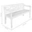 Broaddus Solid Wood Bench-798022593