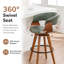 Tabouret de comptoir pivotant en similicuir 26 po (ensemble de 4)-133657093