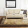 Royalty Clover Contemporary Geometric Border Area Rug, Brown/Blue