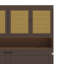 Lit escamotable simple peu encombrant avec compartiment de rangement supérieur, conception pliable avec éclairage et ports USB-1081102106