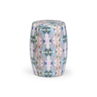 Indigo Girl Garden Stool