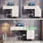 Kevonne Retractable Rectangle Computer Desk with 5 Drawers